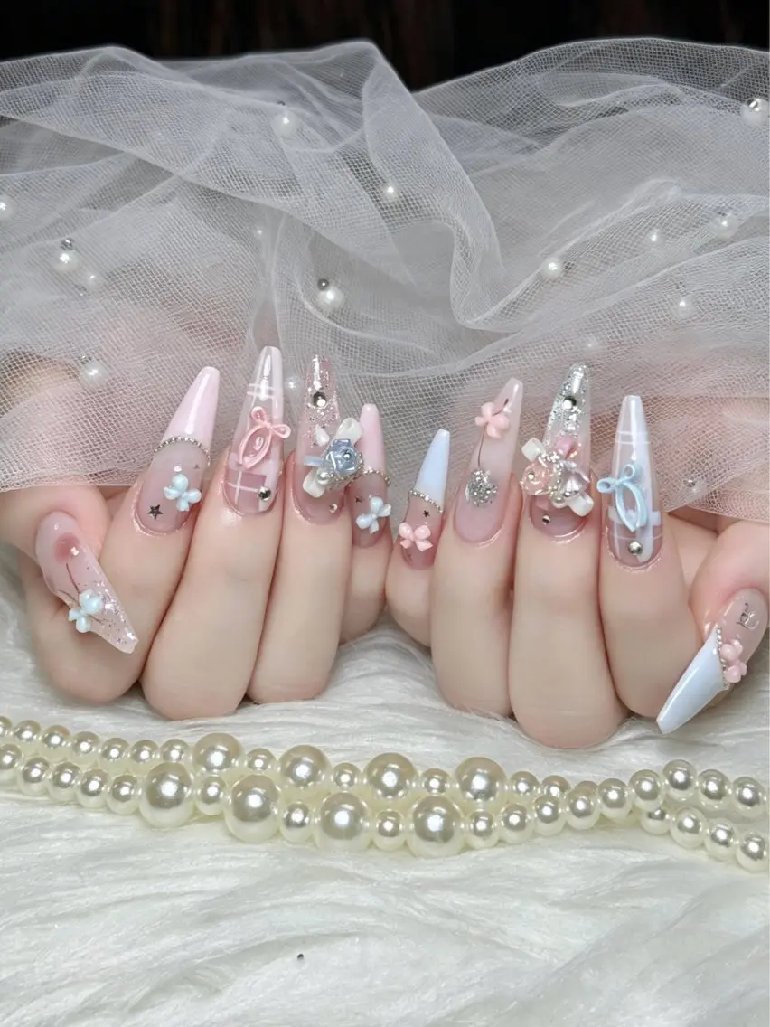 ネイル 長さ出し ジェルネイル 韓国ネイル ロングネイル シンプルネイル ハンドネイル ハンドケア NEM nailstudioのネイルデザイン
