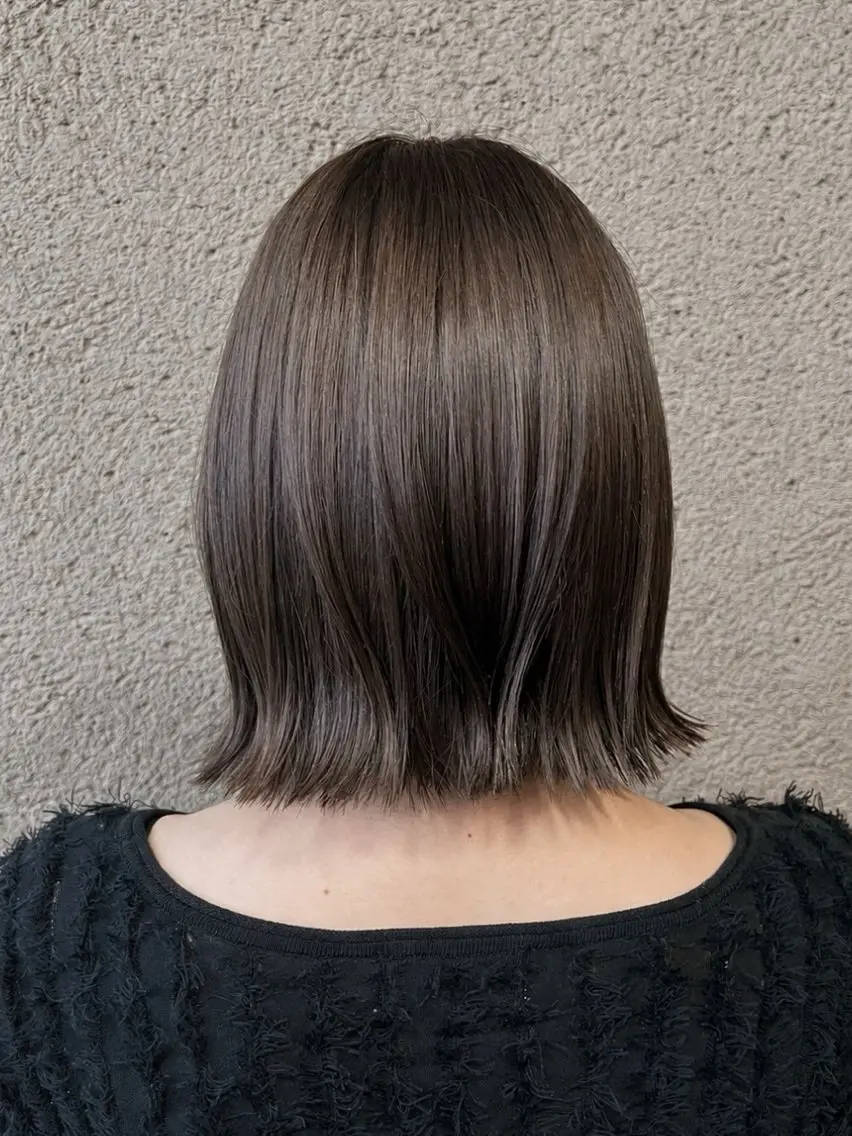 カラー グレージュ オリーブグレージュ オリーブグレー SARAJU 仁川店 Azumi🎀のヘアスタイル