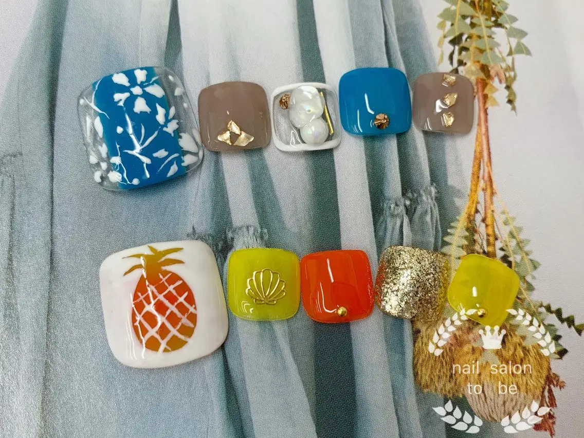 ネイル フットネイル Nail Salon To Beのネイルデザイン