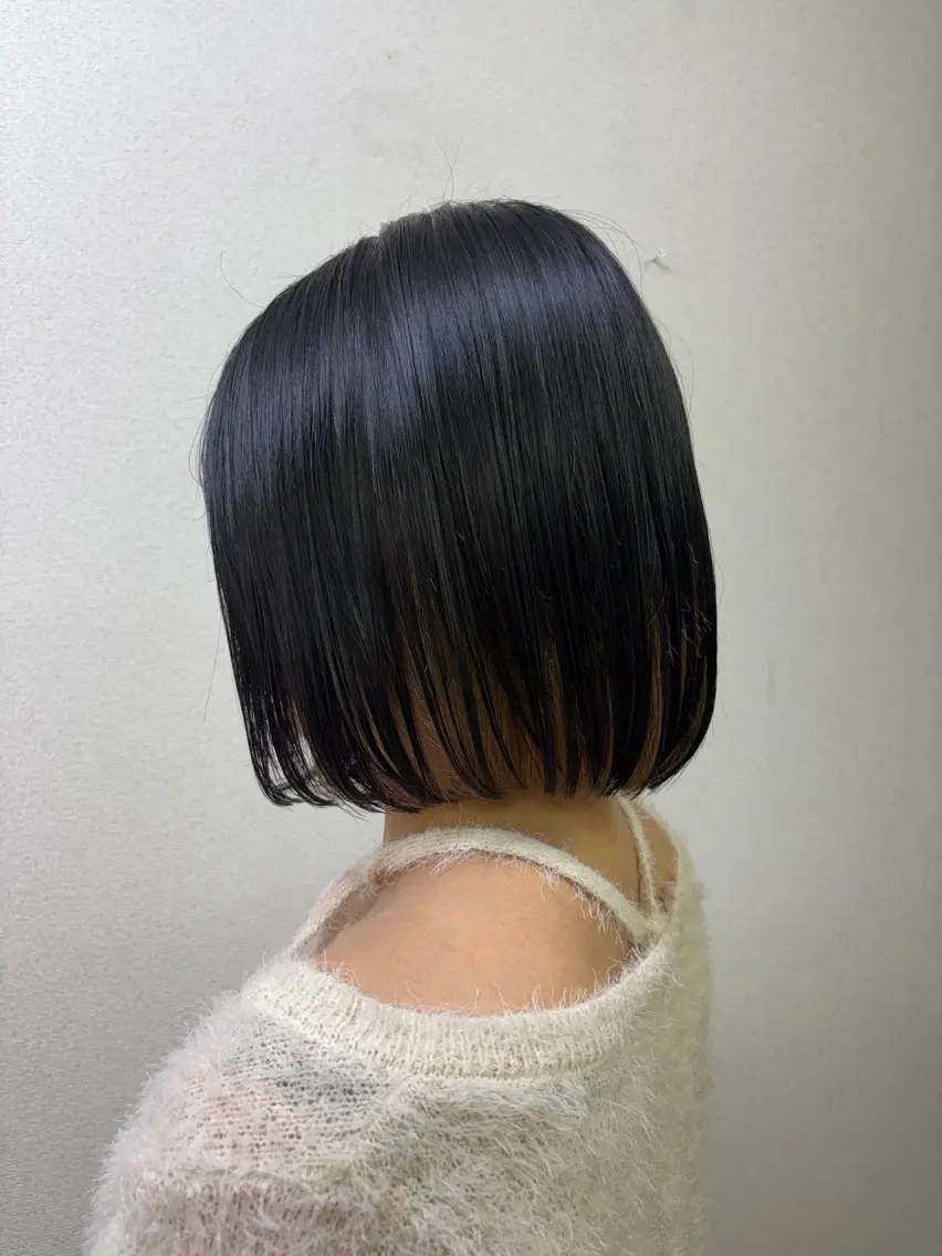 ミディアム ボブ カット 🫧古田 穂香🫧パーマモデルのヘアスタイル