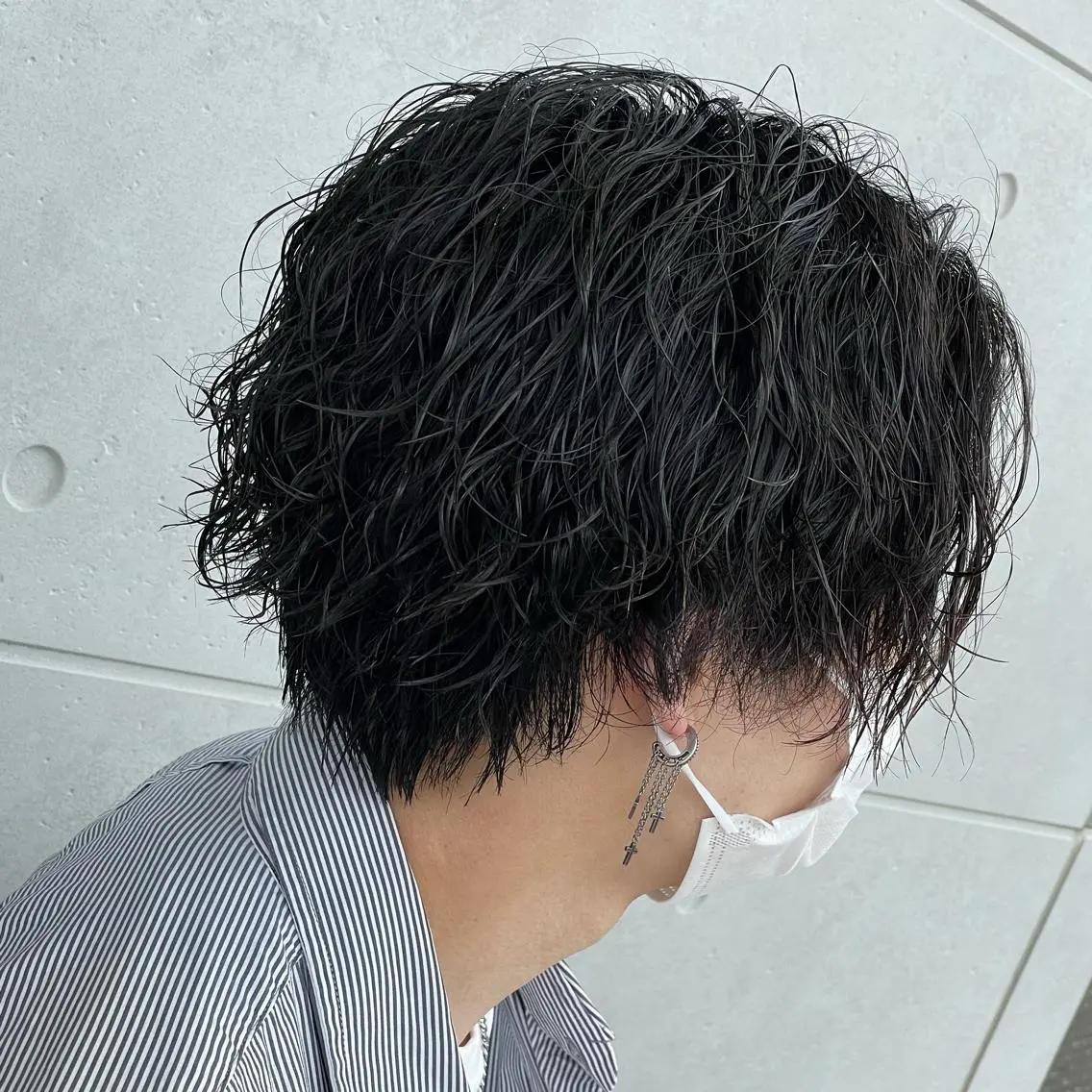 ショート カラー パーマ ヘアアレンジ メンズ キッズ メンズパーマ L.E.M泉中央店長 小野寺優斗のヘアスタイル