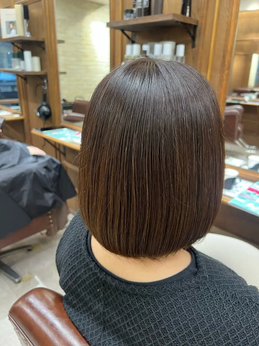 ショート 美髪矯正/艶髪 CLUTCH田中海琴のヘアスタイル