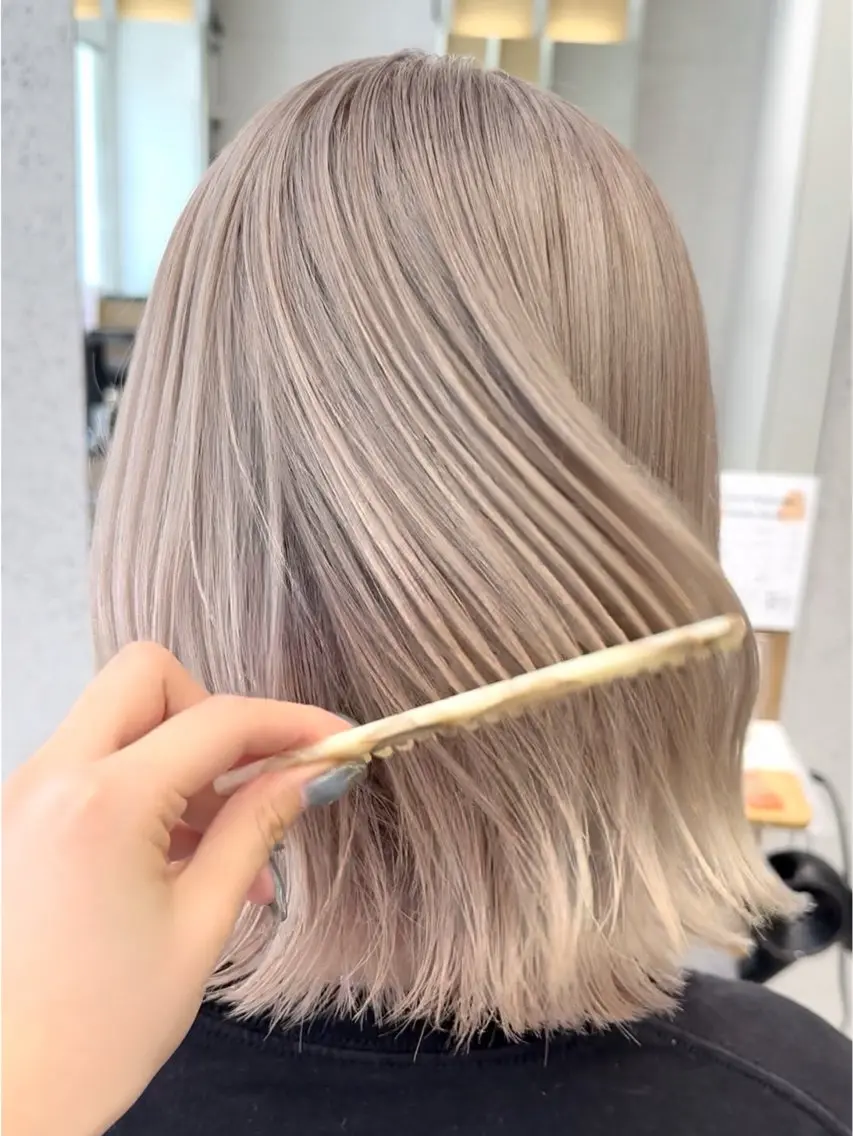 ミディアム ヘアカラー GOAT_茅ヶ崎 キシ サクラのヘアスタイル