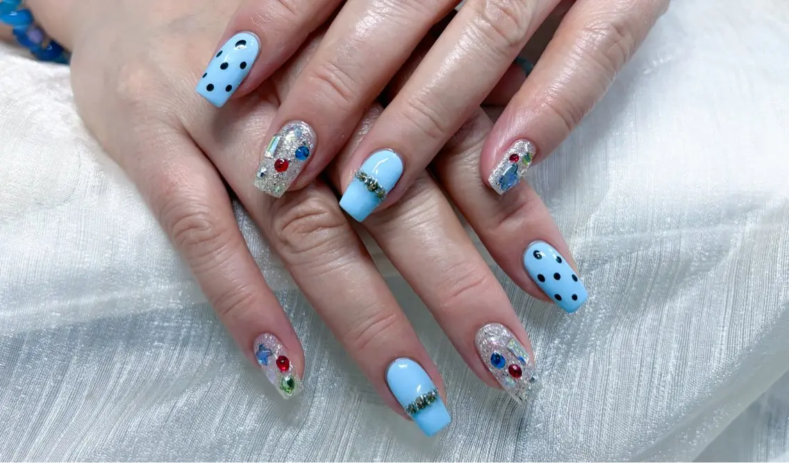 ネイル アートネイル ジェルネイル マグネットネイル Lu nailsalonのネイルデザイン