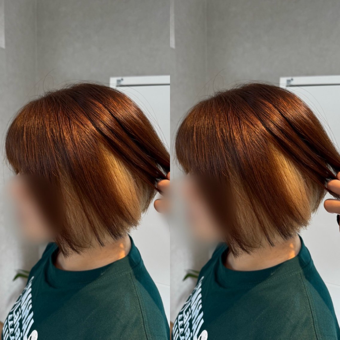 ミディアム カラー インナーカラー ボブ カット ヘアカラー トリートメント モデル様募集中🍒 りおのヘアスタイル