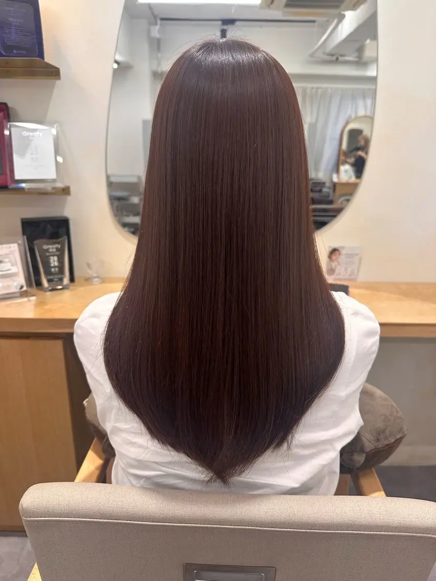 ロング ヘアカラー トリートメント モデル募集中🌷 yuraのヘアスタイル