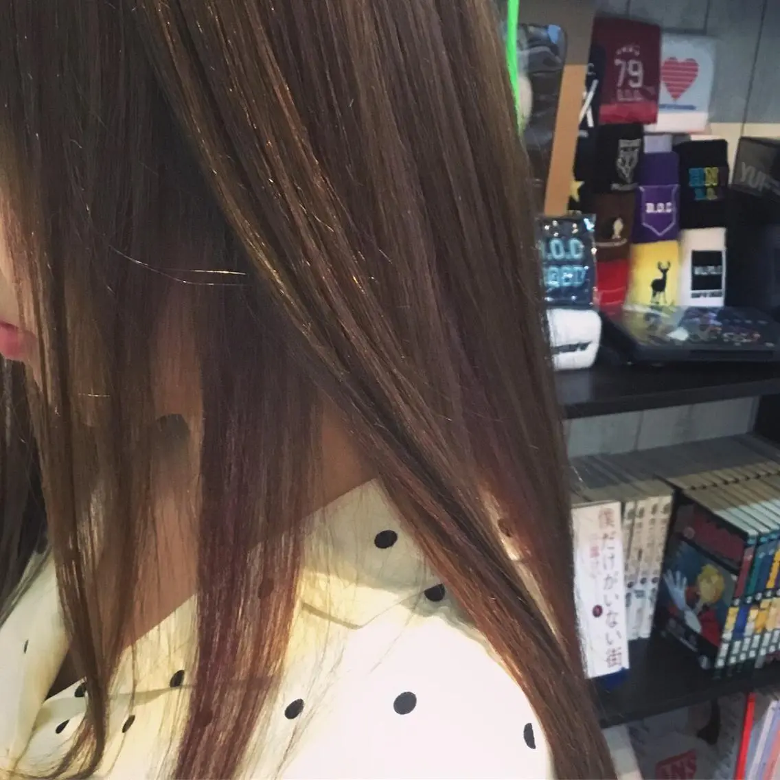 ロング カラー 金崎 新吾のヘアスタイル