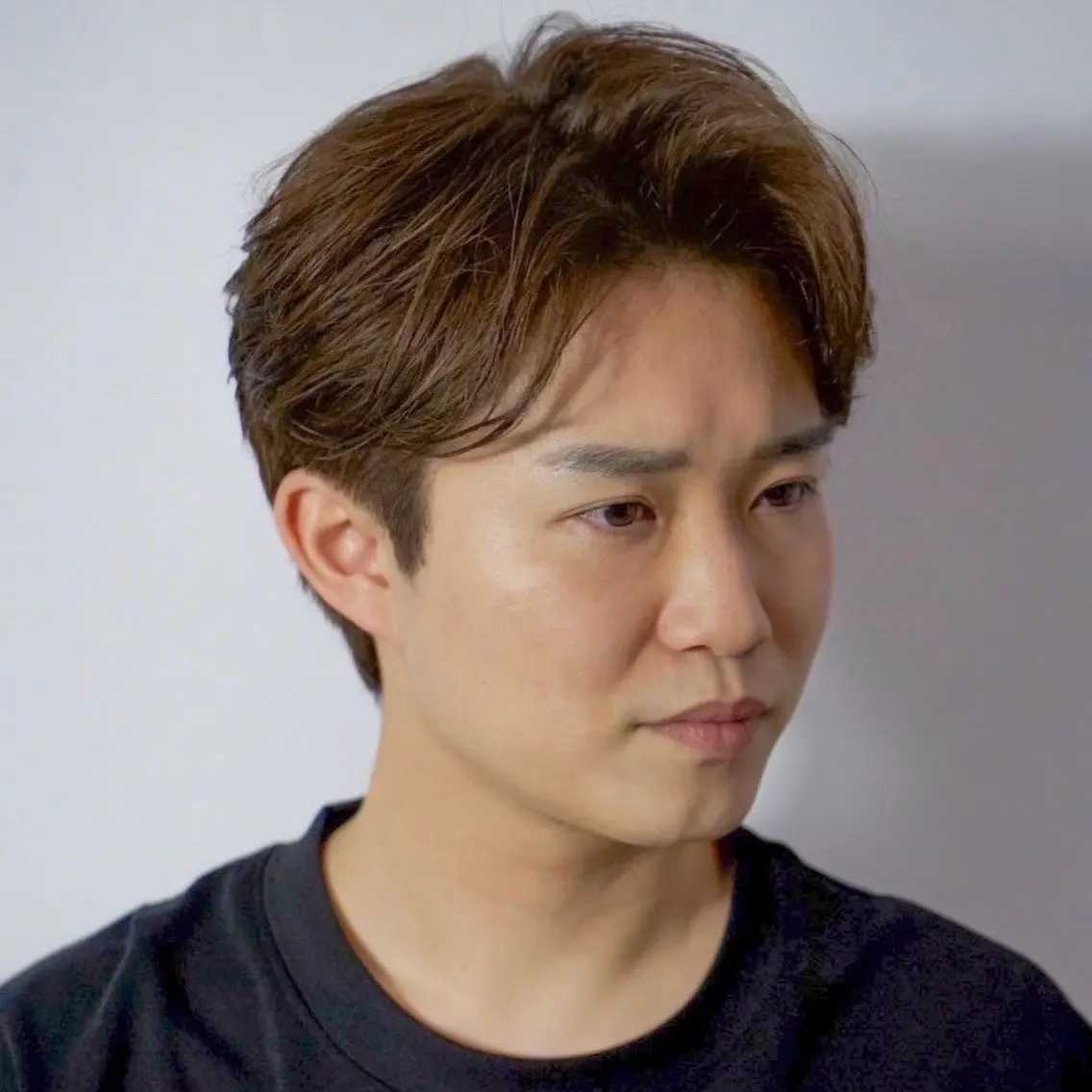 ミディアム メンズ 上條 遥也のヘアスタイル