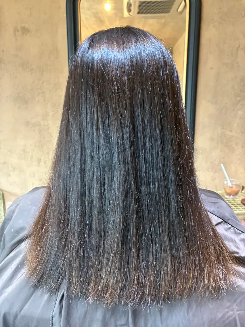 ロング カット 縮毛矯正 トリートメント yuta ゆうたのヘアスタイル