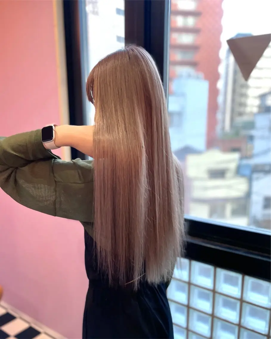 ゆか🐻 ちび編み🤍シールのヘアスタイル