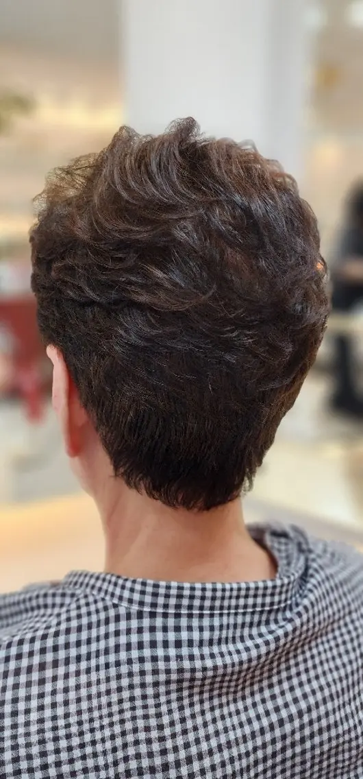 ショート カラー パーマ hairmake Juinのヘアスタイル