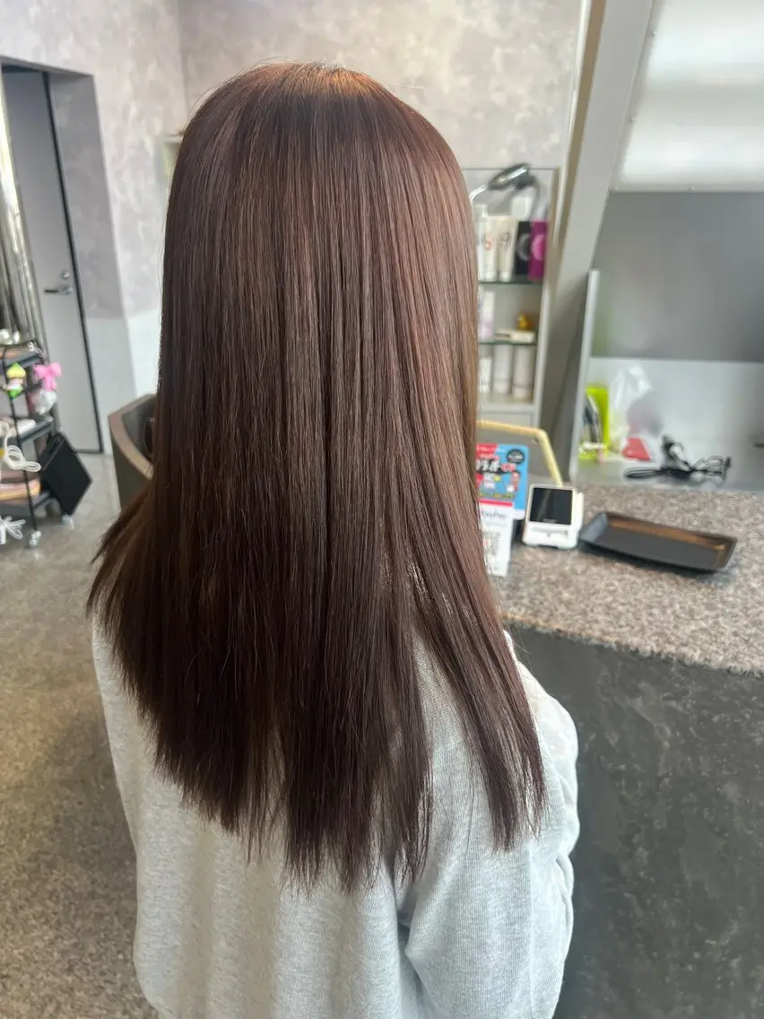 カラー グレージュ ヘアカラー 武田 瑞季のヘアスタイル