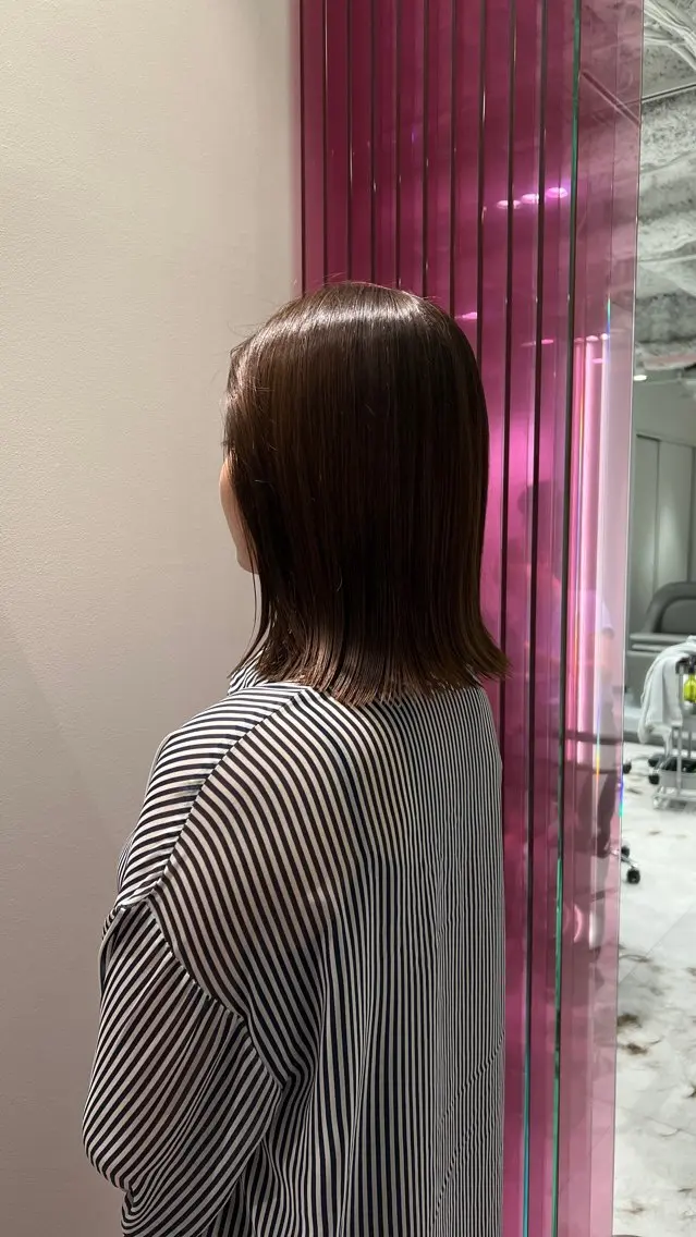 セミロング カラー ヘアカラー ☆ HARUKA ☆のヘアスタイル