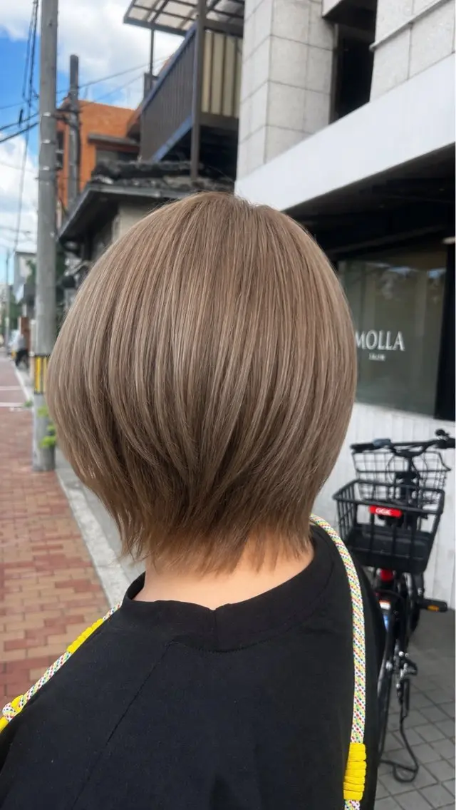 ショート カラー 浅香山✨美髪✨ やまもとあきこのヘアスタイル