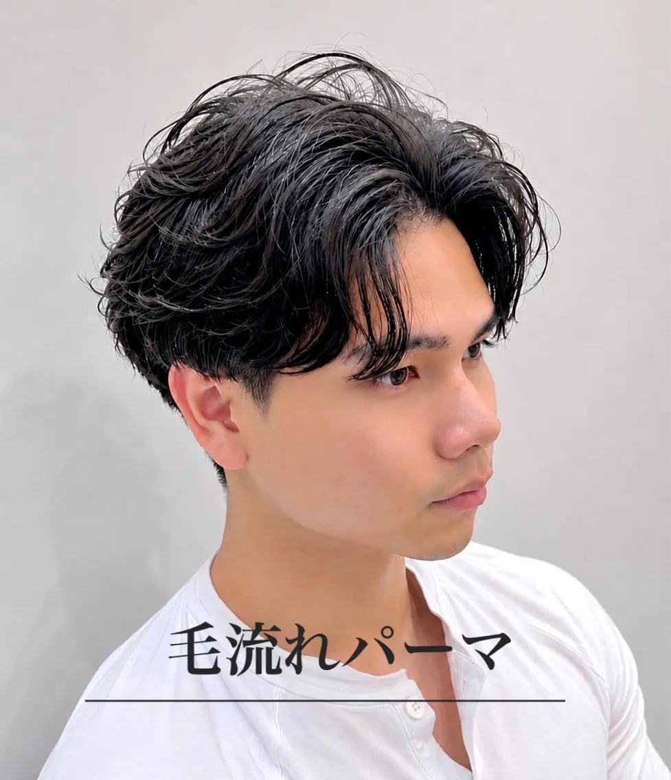 ショート パーマ カット パーマ 円山|白髪ぼかし× ショート 村上のヘアスタイル