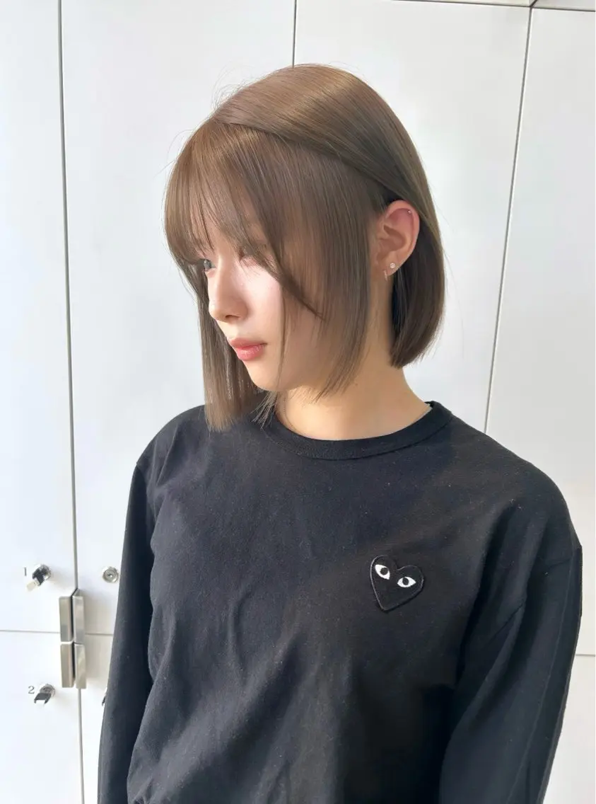 ミディアム カラー カット ヘアカラー トリートメント 💘大人可愛く💘 Natsuki❥❥❥のヘアスタイル