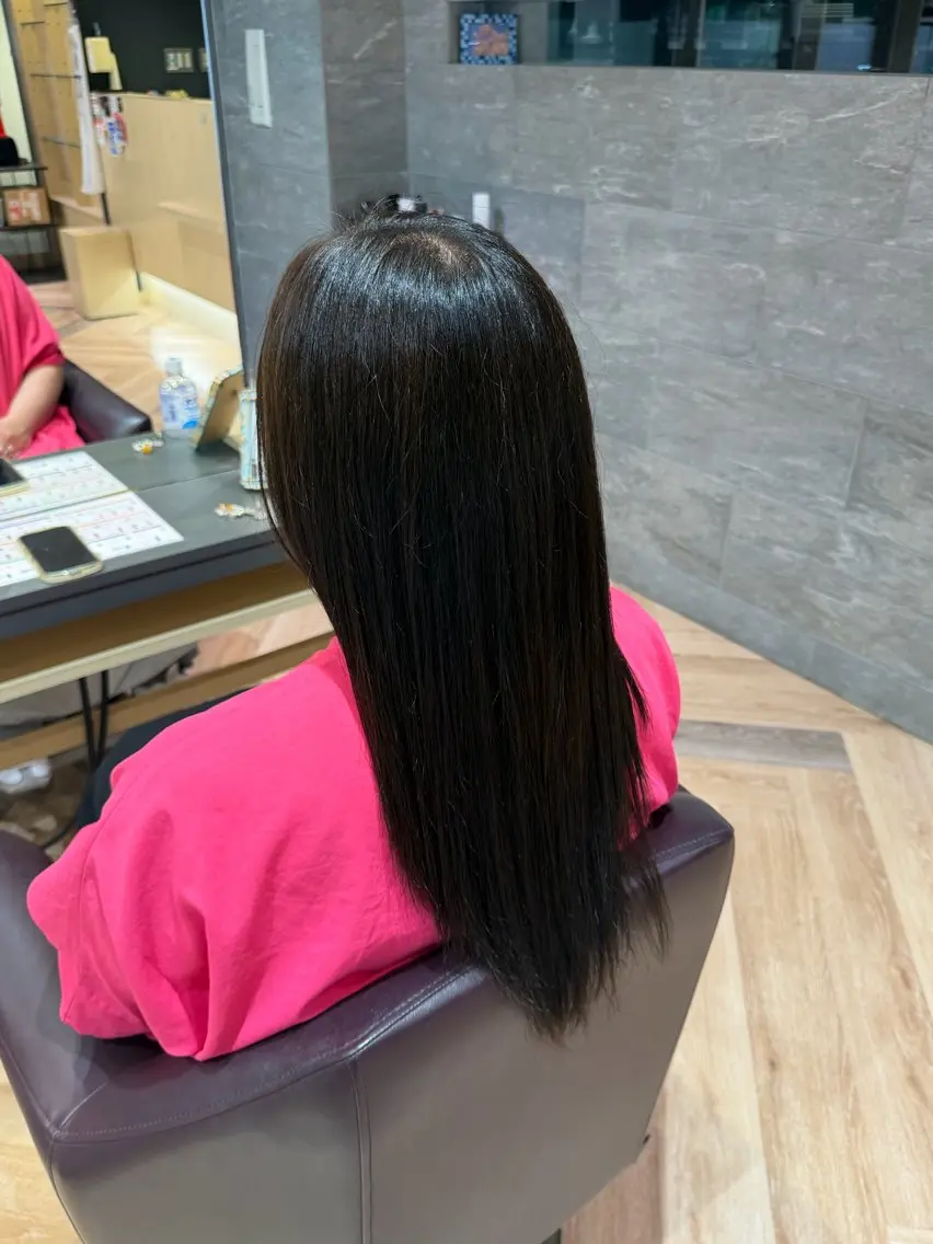 ロング カラー ヘアカラー 中村 優奈のヘアスタイル