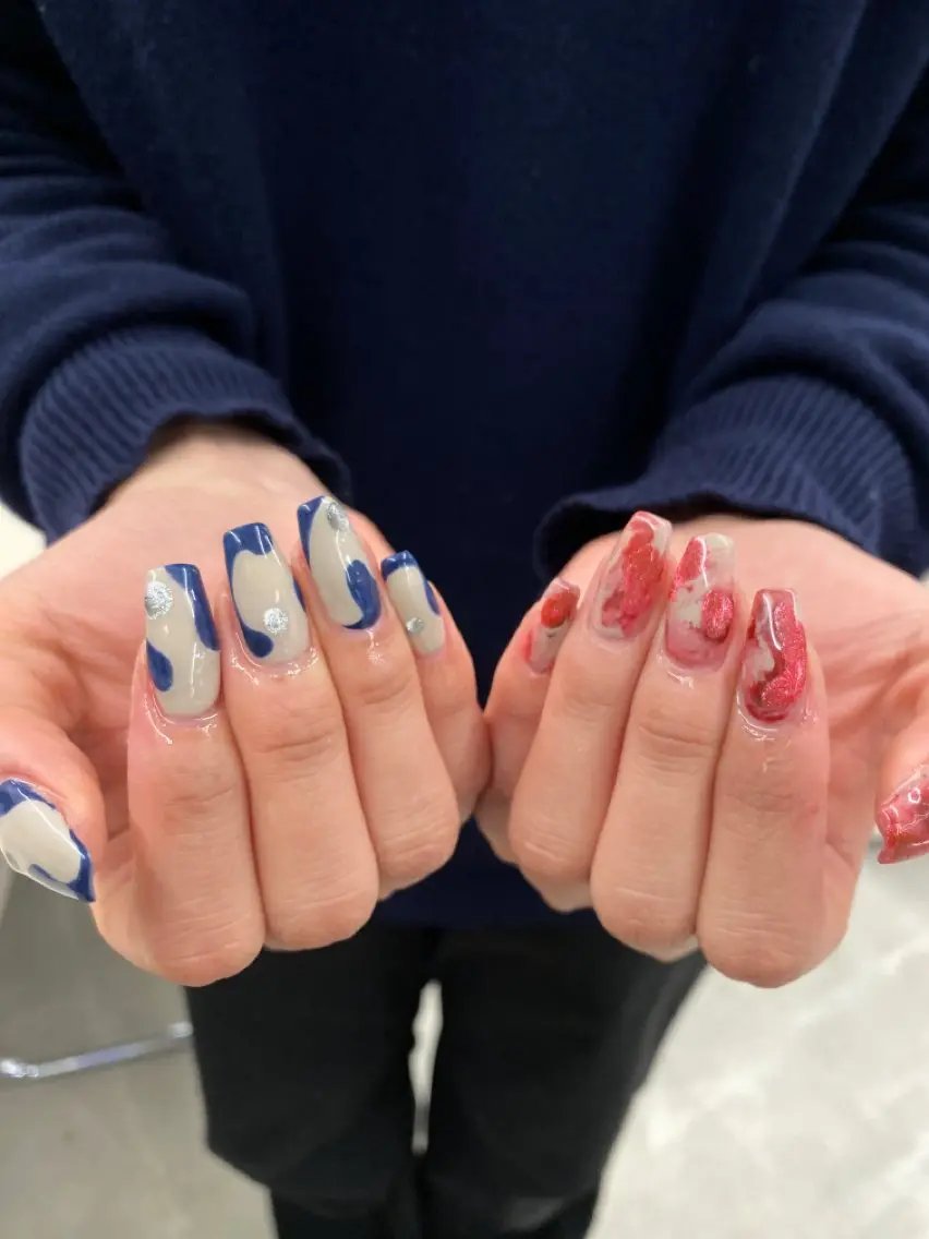 ネイル マグネットネイル ハンドネイル chika / nailのネイルデザイン