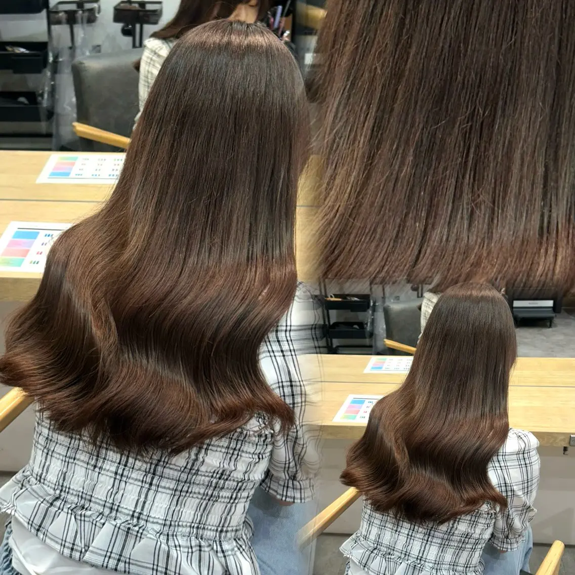 カラー ヘアカラー 💖韓国カラー エクステmikotoのヘアスタイル