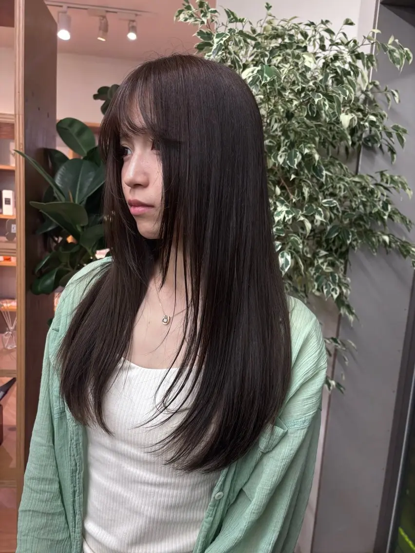 カラー グレージュ ヘアカラー 🦄カラーモデル 募集中🦄ちえみのヘアスタイル