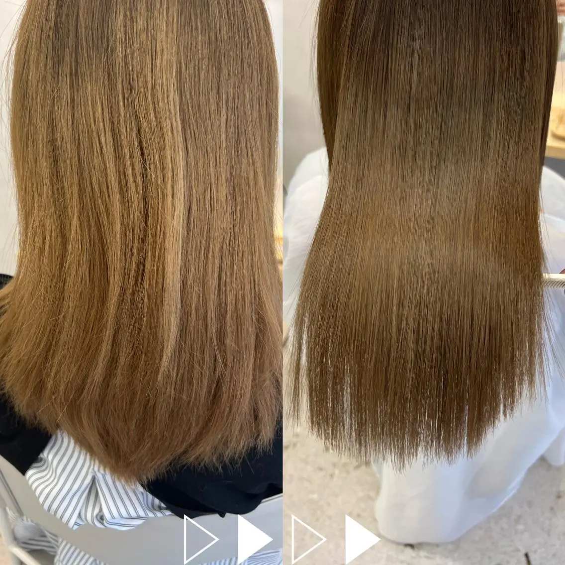 セミロング 美容師っぽくないけど 上手いんだなぁ🐭のヘアスタイル