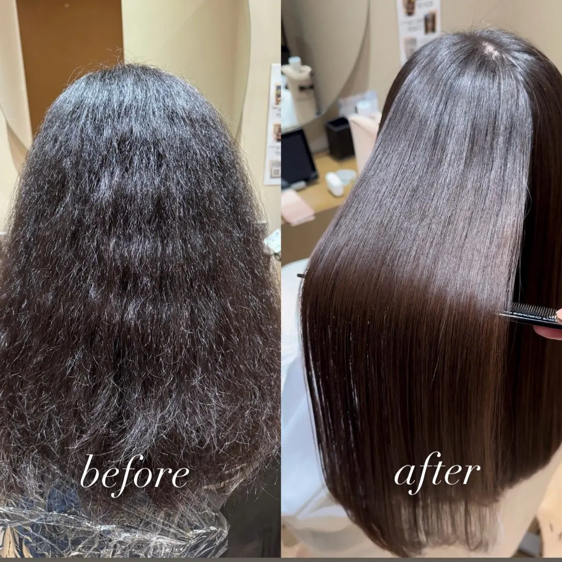 ロング 縮毛矯正 カット 縮毛矯正 🥇美髪特化🥇 店長✨ミヨカワのヘアスタイル