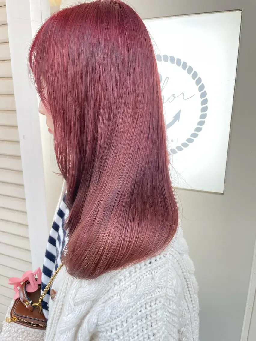セミロング ヘアカラー ☆髪質改善☆ 河野真也のヘアスタイル