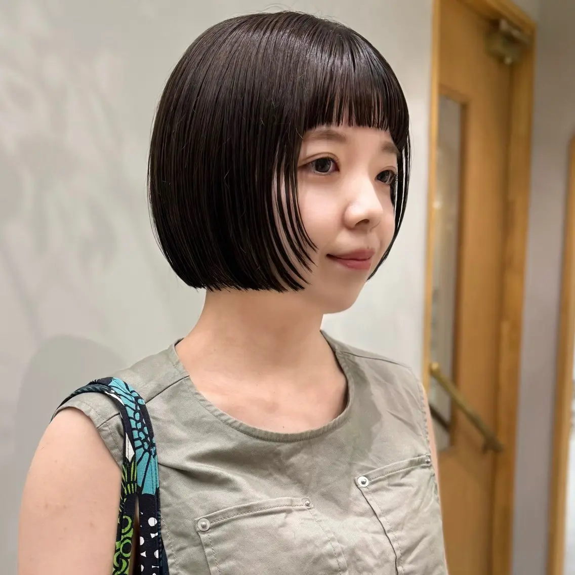 ショート カラー カット ヘアカラー パーマ/ボブ/ショ ート/タカダアスミのヘアスタイル