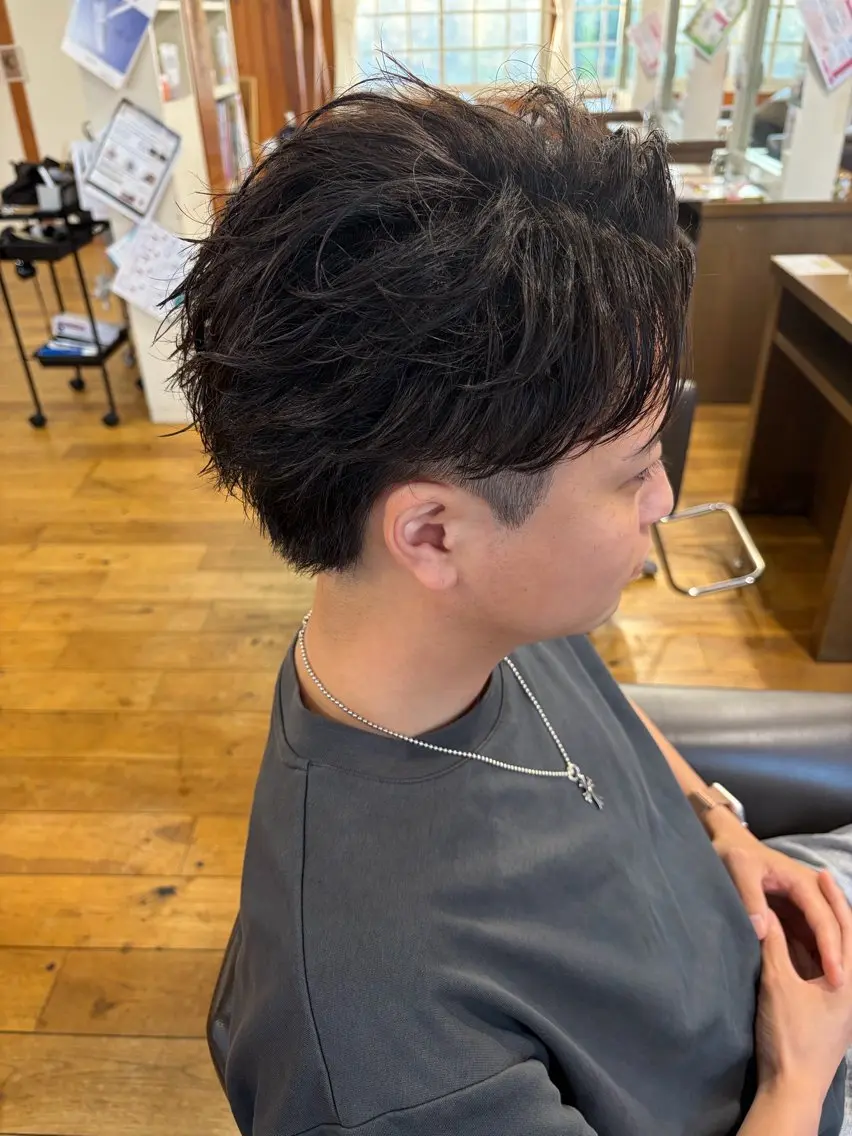 パーマ メンズ カット パーマ 加藤 拓海のヘアスタイル