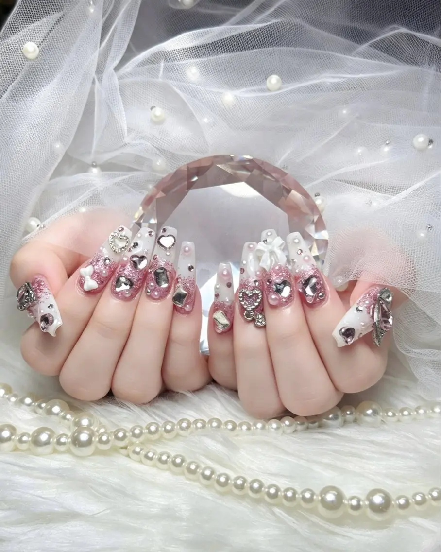 ネイル ジェルネイル 韓国ネイル ロングネイル シンプルネイル 夏ネイル ハンドネイル ハンドケア NEM nailstudioのネイルデザイン
