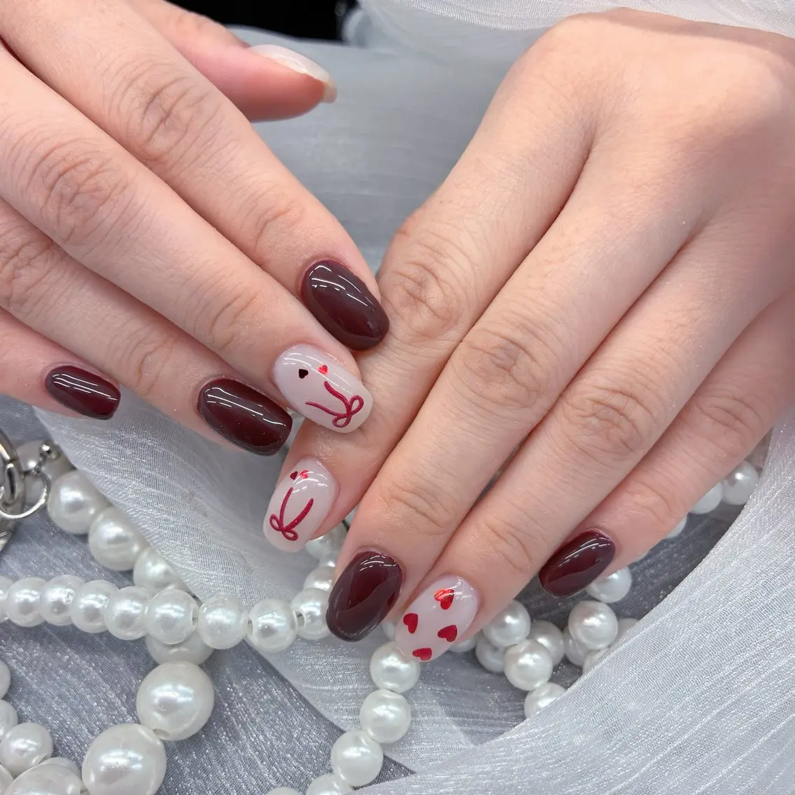 ネイル ハンドネイル 🩵Minmin nail salonのネイルデザイン