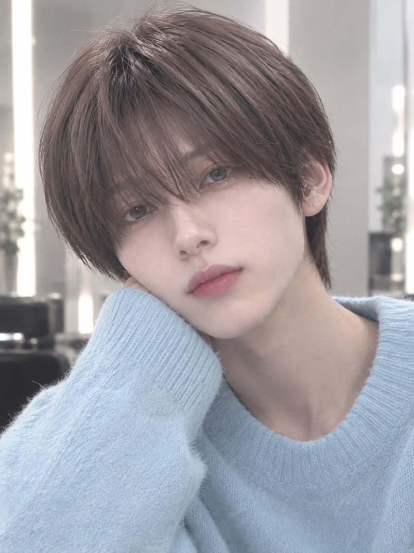 ショート ヘアカラー 韓国メンズカラー┆ maoのヘアスタイル