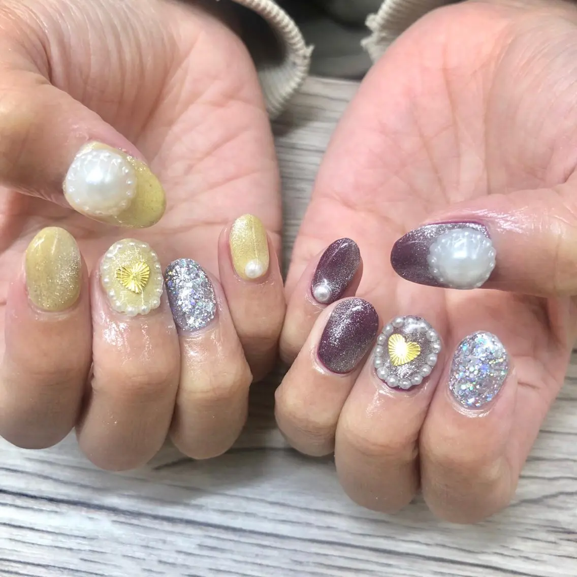 ネイル マグネットネイル 🎀AYAKO 🎀中韓ネイルのネイルデザイン
