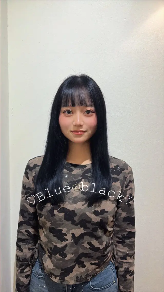 ロング カラー 黒髪 ケアカラー ダブルカラー カット ヘアカラー トリートメント 🍒桜井 優華🍒のヘアスタイル