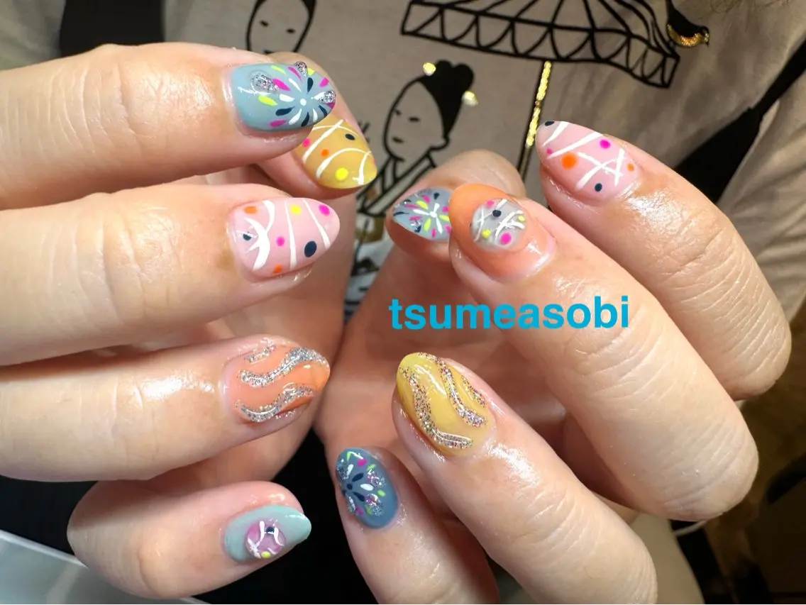ネイル ハンドネイル tsumeasobi 🪬macoのネイルデザイン
