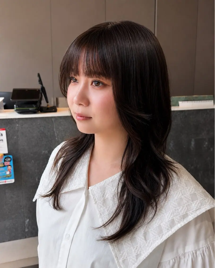 ロング 菊池 蓮のヘアスタイル
