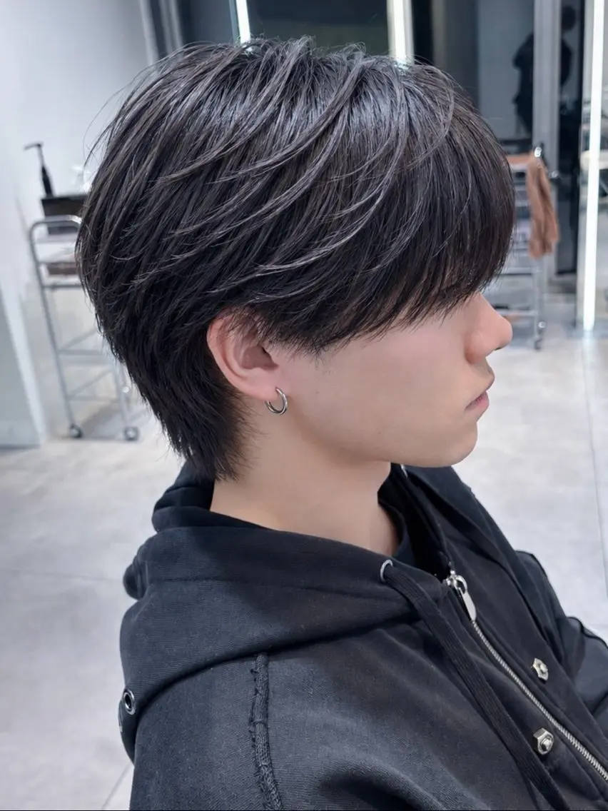 パーマ メンズ カット 縮毛矯正 安藤幹人 メンズパーマのヘアスタイル