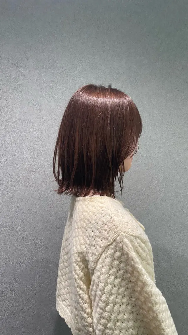 【新規限定】ブリーチなしダブルカラー+トリートメント🫧(リタッチ可)🍃ハイライト可🌸の写真
