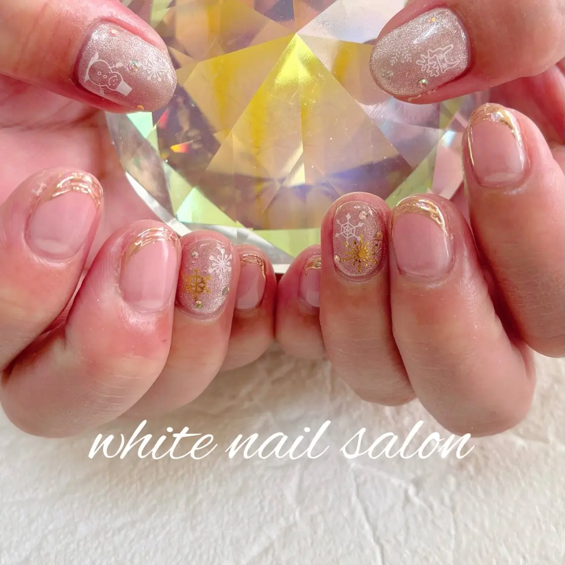 ネイル フットネイル ハンドネイル white nail salonのネイルデザイン