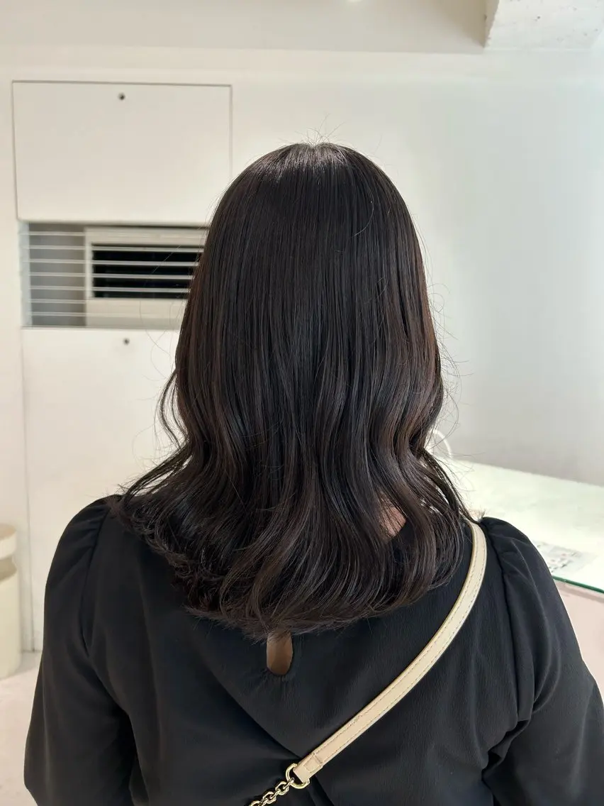 セミロング ヘアカラー 透明感color ˚✧₊amuのヘアスタイル