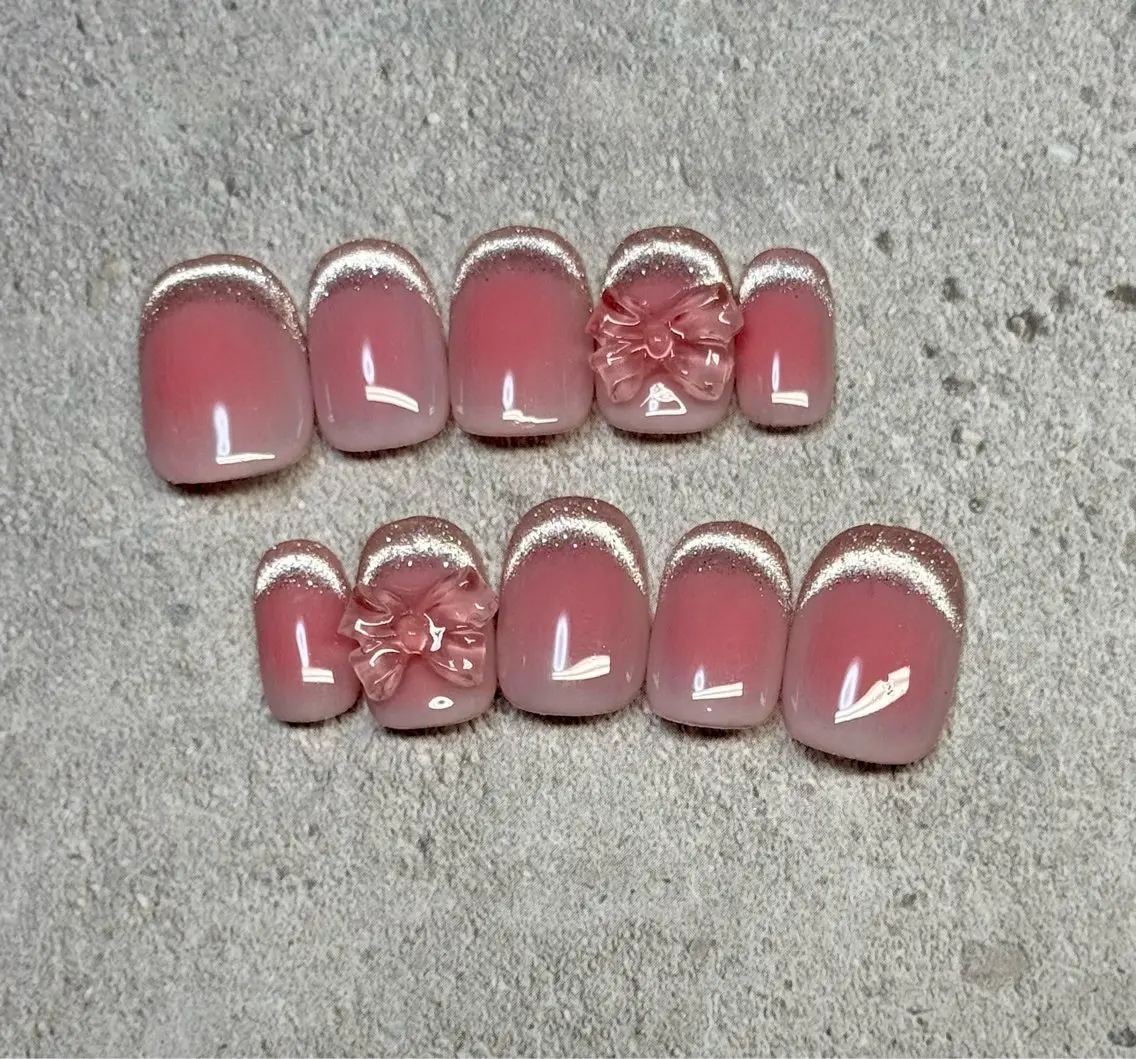 ネイル アートネイル チークネイル フラッシュネイル フラッシュマグ フレンチネイル Mai’s nailのネイルデザイン