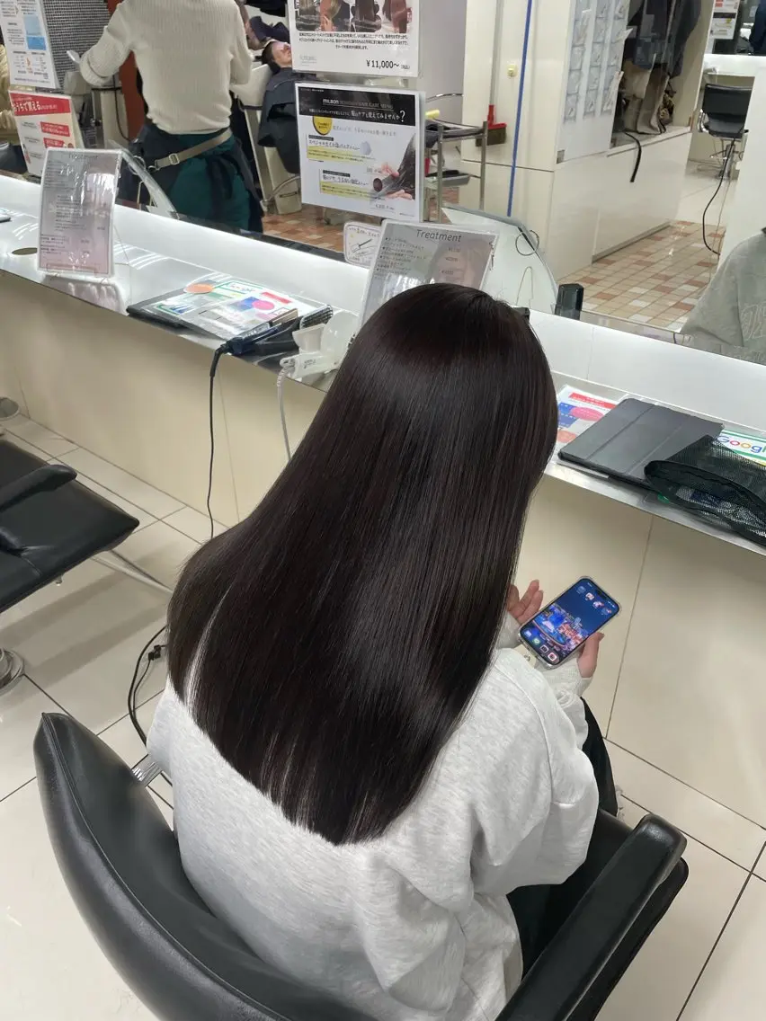 ロング カラー ヘアカラー 🎀ゆい🎀 髪質改善カラー🎀のヘアスタイル