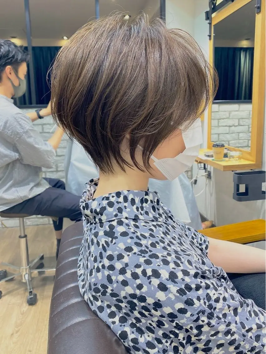 ショート 銀座/大人ショート /絶壁解消/若狭真央のヘアスタイル
