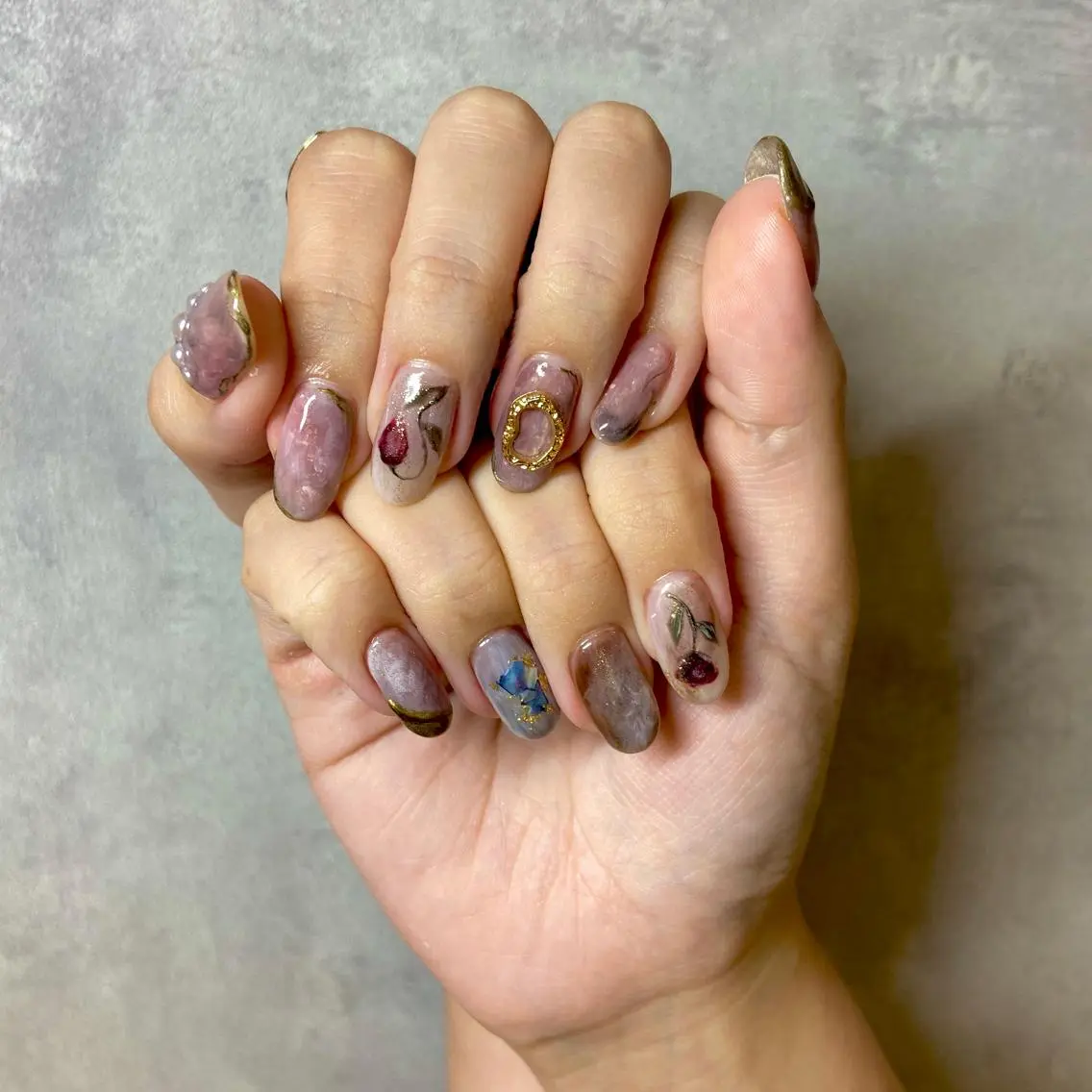 ネイル ハンドネイル happiness プライベートサロンのネイルデザイン