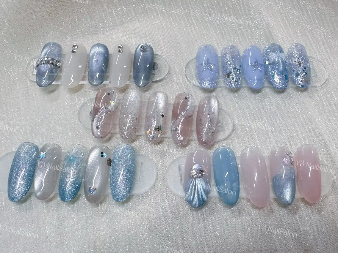 ネイル 夏ネイル ハンドネイル Y3 NailSalonのネイルデザイン