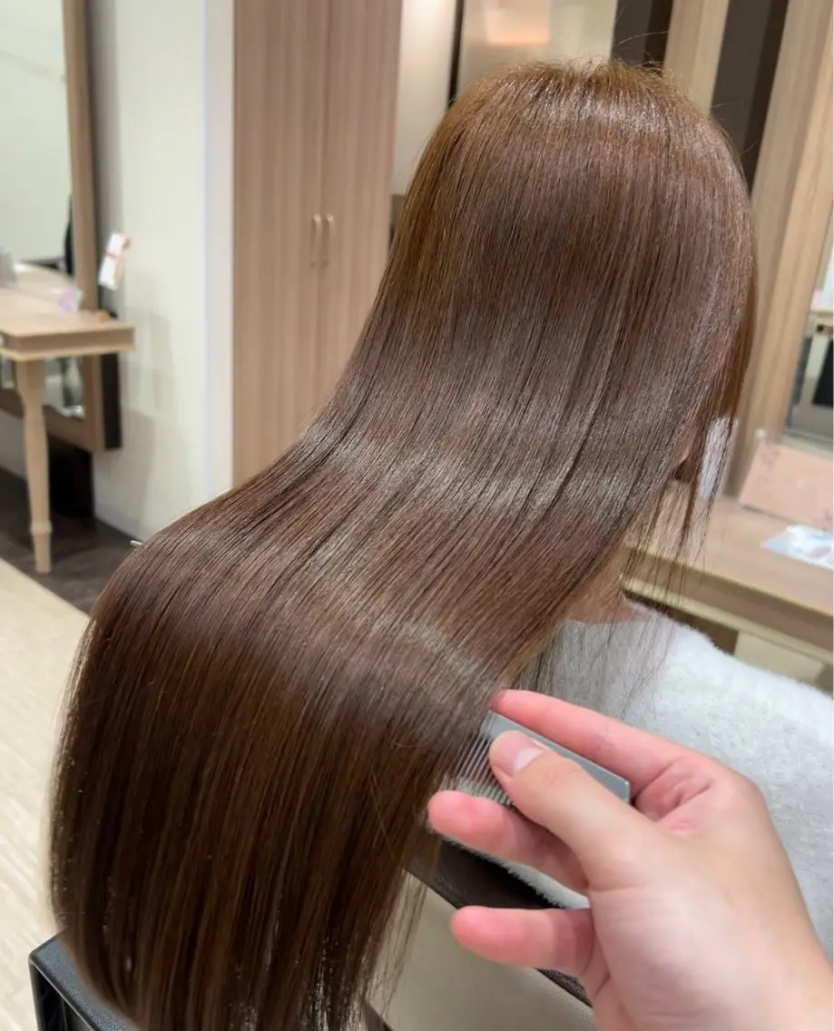 ロング カット ヘアカラー トリートメント 🌹髪質改善縮毛特化 小山正悟🌹のヘアスタイル