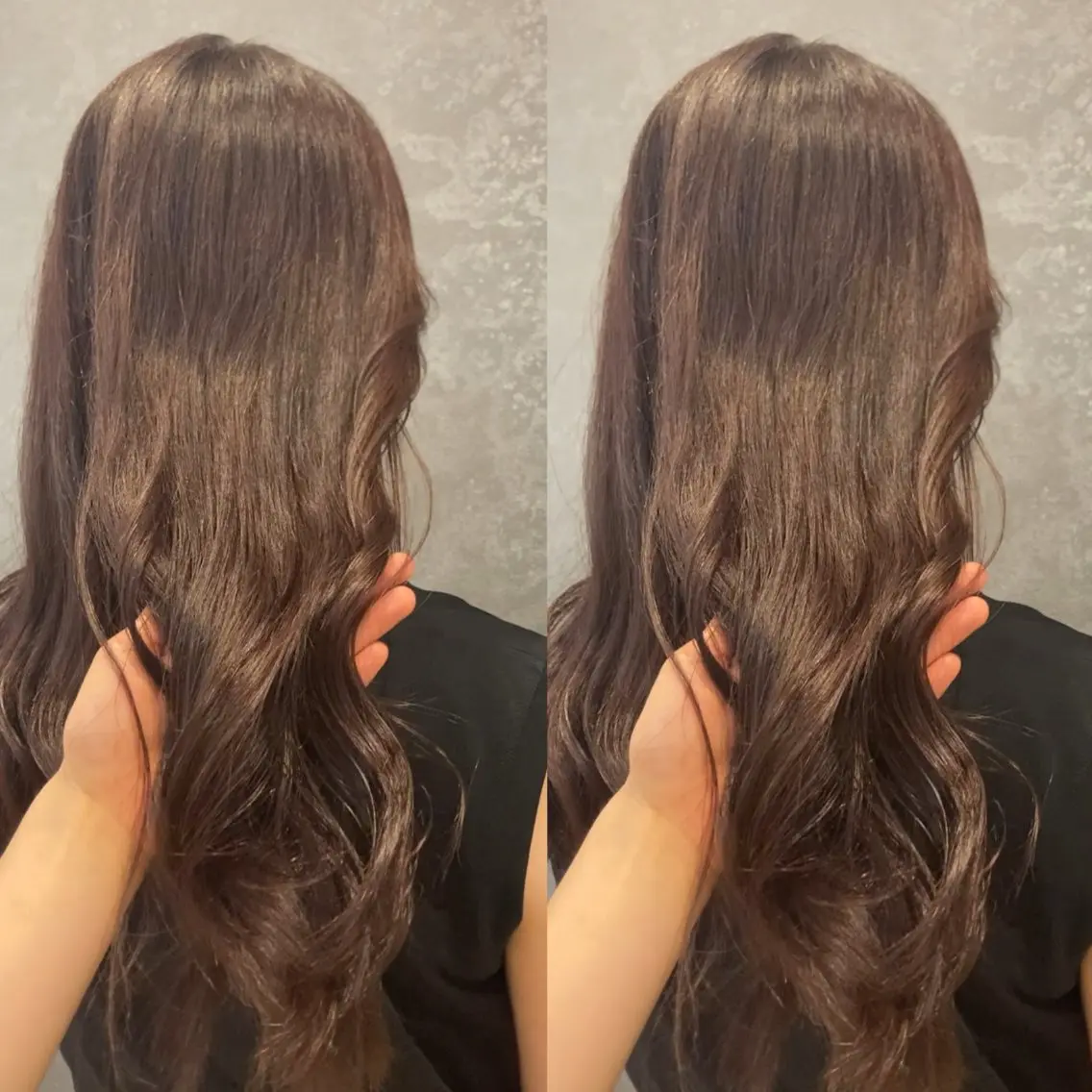セミロング み うのヘアスタイル
