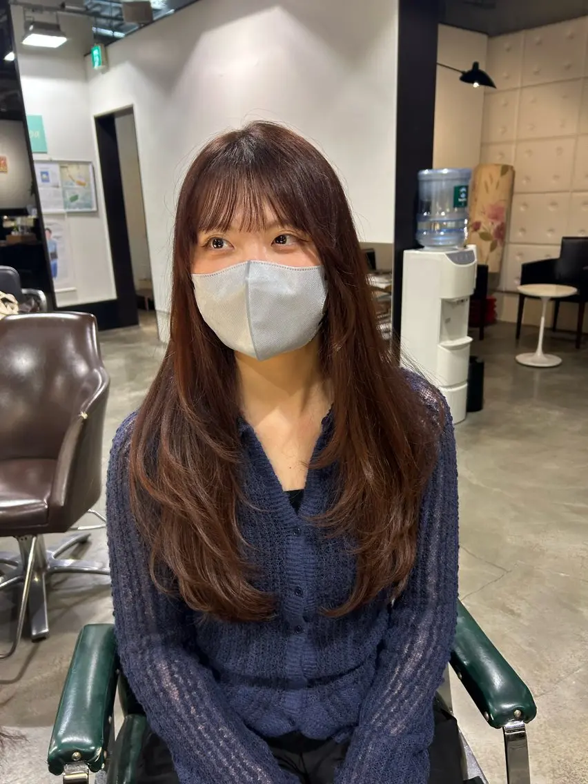 ロング レイヤーカット レイヤー✨パーマ 🌙 nanacoのヘアスタイル