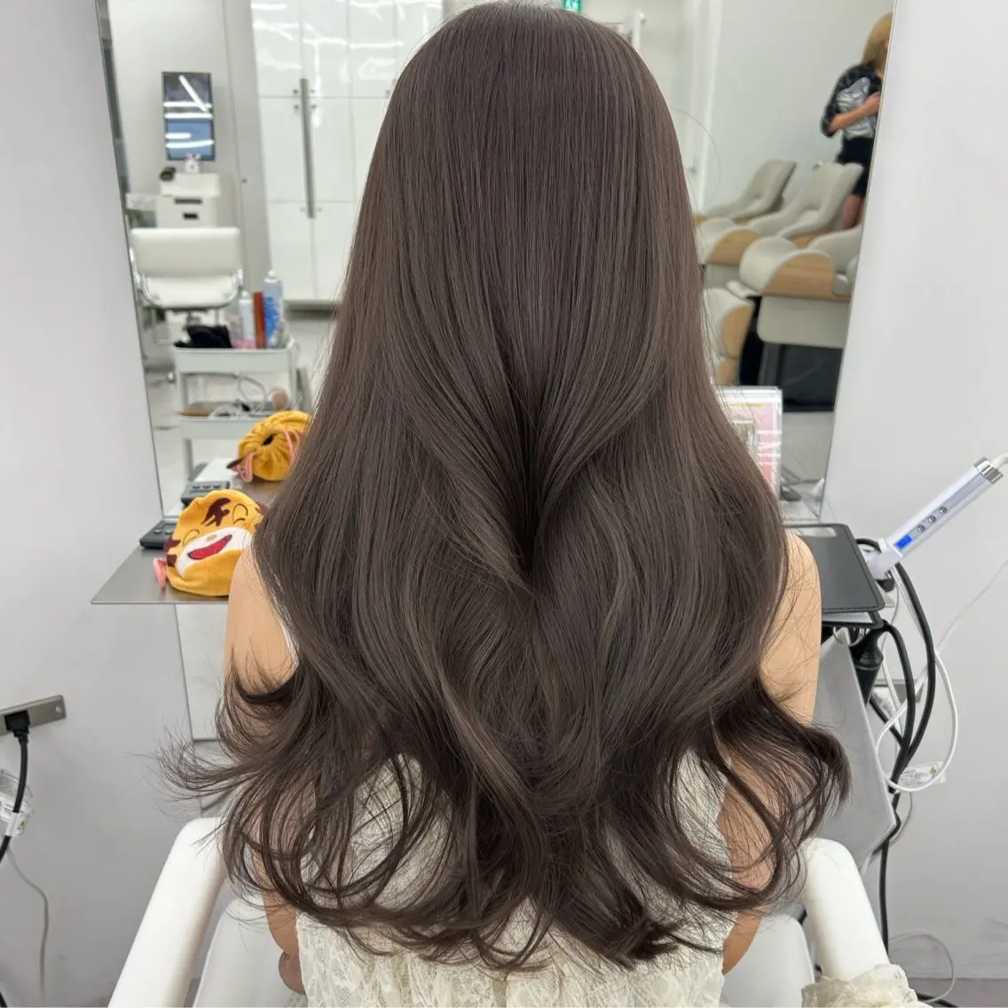 ロング カラー カット ヘアカラー トリートメント 透明感カラー 古山 結季🌙🖤のヘアスタイル