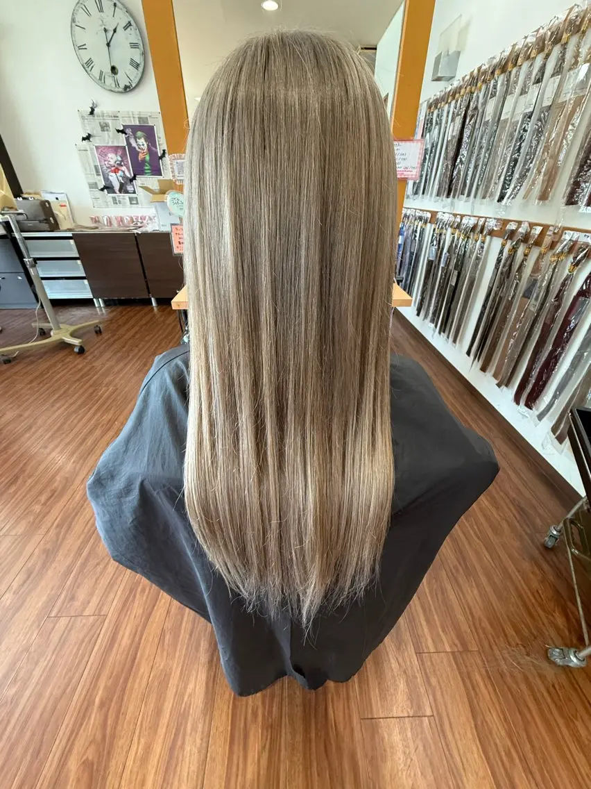 ロング エクステ エクステ 髪質改善カラー/ KONATSUのヘアスタイル